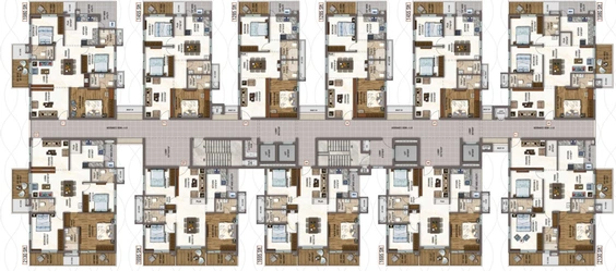 Floor Plan of Sukhii Sree Sumeru in Uppal, Hyderabad - Image 110844