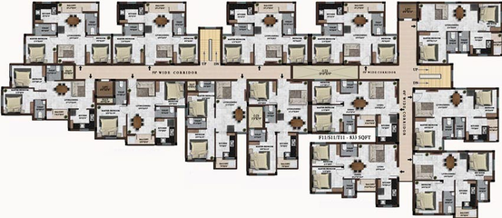 Floor Plan of MP Montana in Kundrathur, Chennai - Image 179262