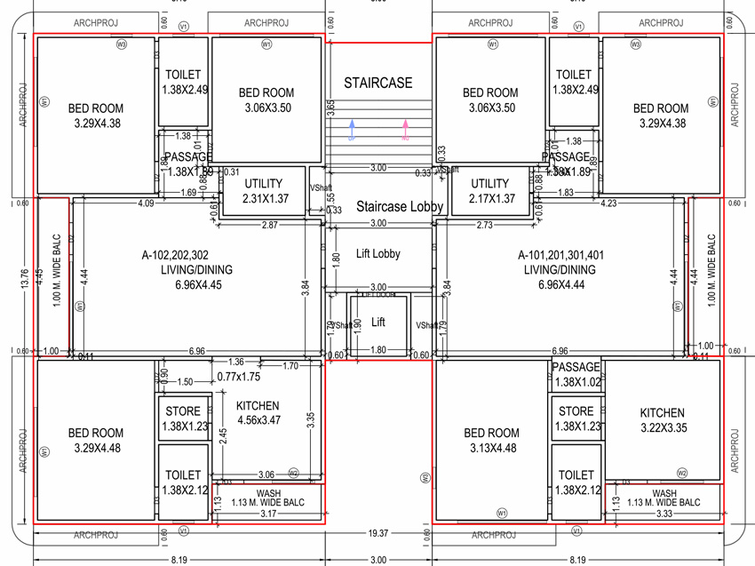 Floor Plan of Tathastu in Gotri, Vadodara - Image 110237