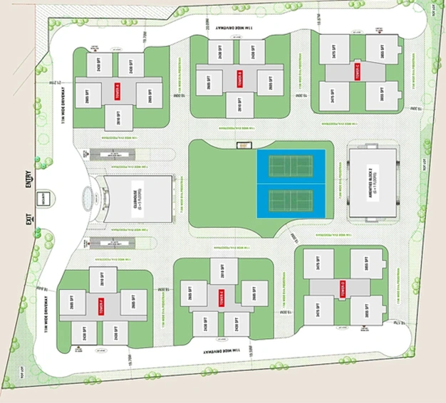Master Plan of Supadha Gamya in Osman Nagar, Hyderabad - Image 110276