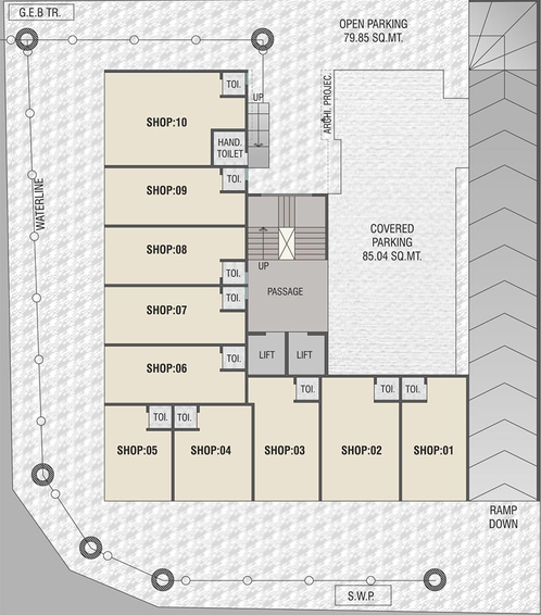 Master Plan of Soumya Sky Avenue in Sama Savli Road, Vadodara - Image 204769