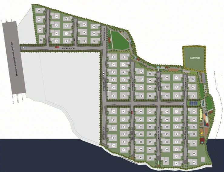Master Plan of Ankura Iqon West in Shankarpally, Hyderabad - Image 110322