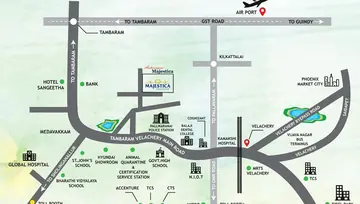 Location of Sree Aishwaryam Majestica - Image 179524