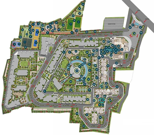 Master Plan of Casagrand Suncity in Kelambakkam, Chennai - Image 169847