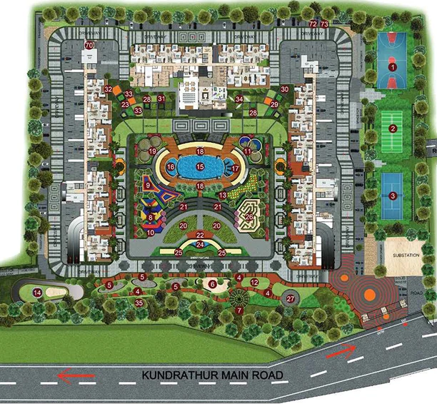 Master Plan of Casagrand Massimo in Kundrathur, Chennai - Image 191210