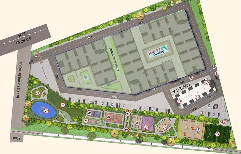 Master Plan of Alamo XS Real Tuscany in Chettipunyam, Chennai - Image 169887