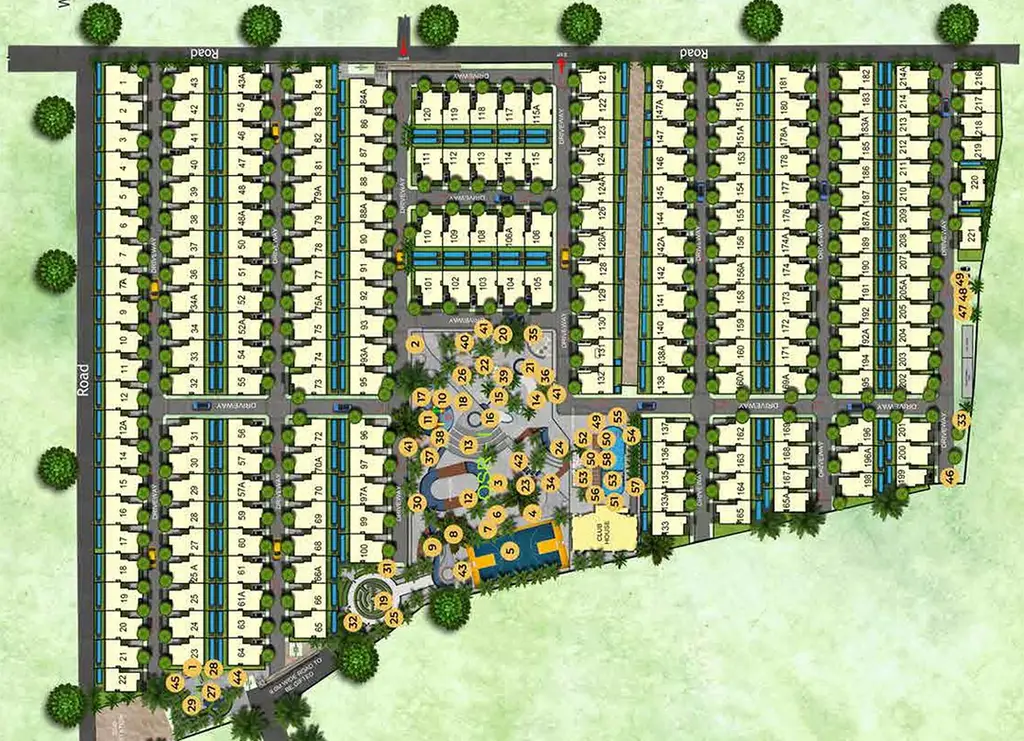 Master Plan of Casagrand Selenia in Kelambakkam, Chennai - Image 169831
