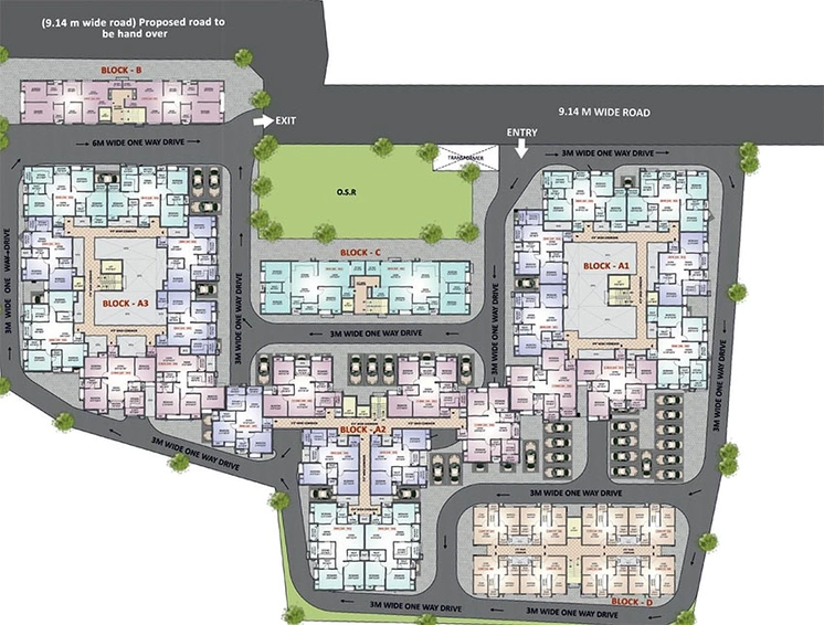 Master Plan of Malles Ahaana in Pallikaranai, Chennai - Image 178027