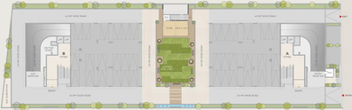 Master Plan of Chavda Manali Apartments in Bodakdev, Ahmedabad - Image 110492