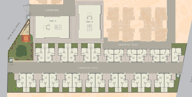 Master Plan of Parshva Samyag in Bhayli Road, Vadodara - Image 110658