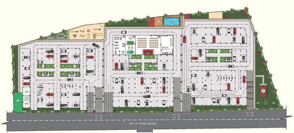 Master Plan of Pallavi Gardenia in Nagole, Hyderabad - Image 110892