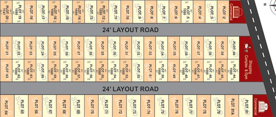 Master Plan of Frontier Flower Garden in Kelambakkam, Chennai - Image 177935
