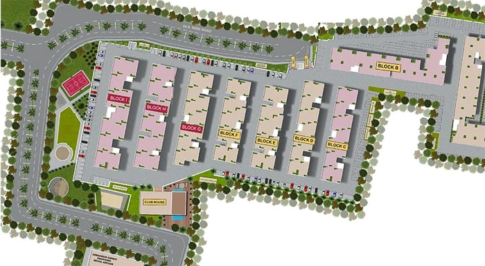 Master Plan of Urbanrise Codename Newlife Manhattan Condos in Padur, Chennai - Image 180170