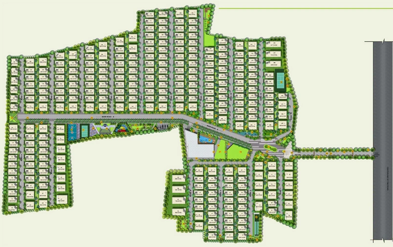 Master Plan of Radhey Raaga in Kollur, Hyderabad - Image 110867