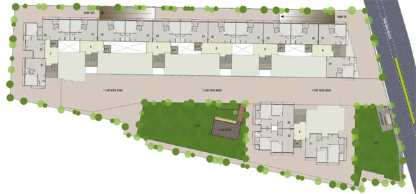 Master Plan of Aryanparv Pratham Residency in Vejalpur, Ahmedabad - Image 110903
