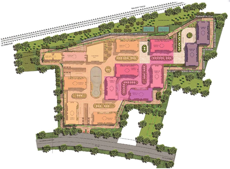 Master Plan of Prestige Royale Gardens in Yelahanka, Bangalore - Image 110986