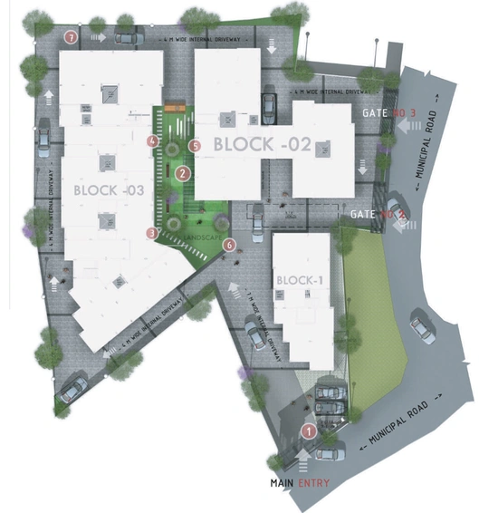 Master Plan of Rajwada Emporis in Sonarpur, Kolkata - Image 155518
