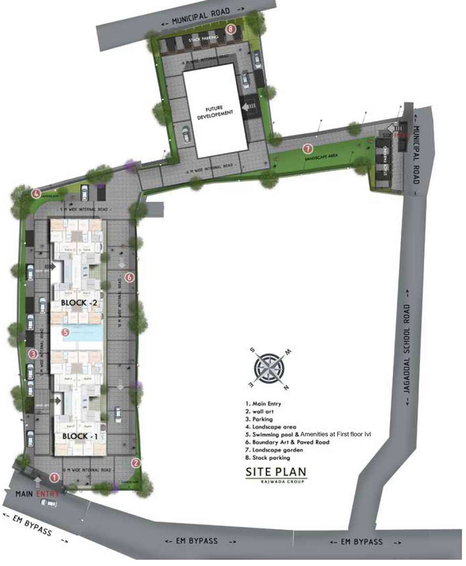 Master Plan of Rajwada Luxuria in Narendrapur, Kolkata - Image 155682