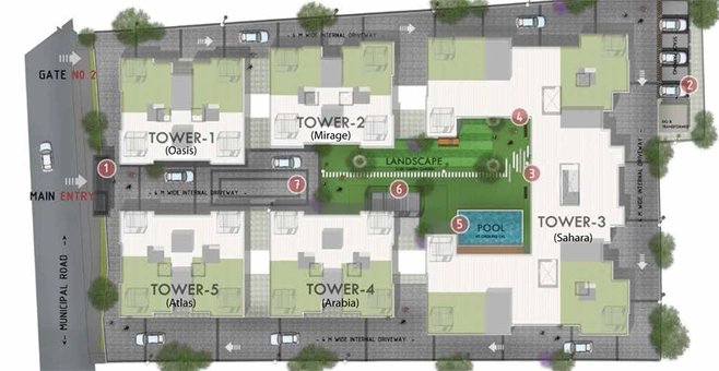 Master Plan of Rajwada Casablanca in Sonarpur, Kolkata - Image 155509