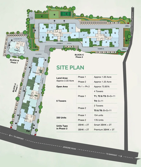 Master Plan of Rishi Ventoso Phase 2 in Madhyamgram, Kolkata - Image 156897