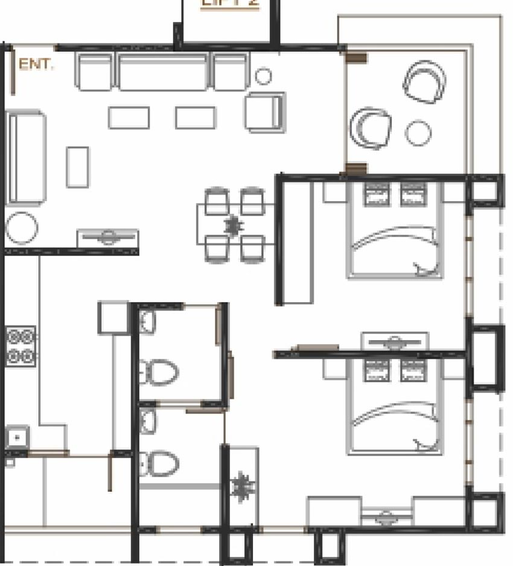 2 BHK Flat in AV Star Heights in Nikol, Ahmedabad - Image 761744