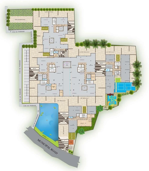 Master Plan of Eden Willow Estate in Narendrapur, Kolkata - Image 156355