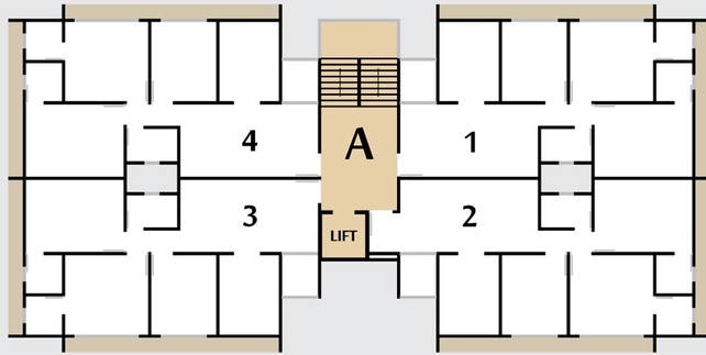 Floor Plan of Sundaram Flora in Lambha, Ahmedabad - Image 110937