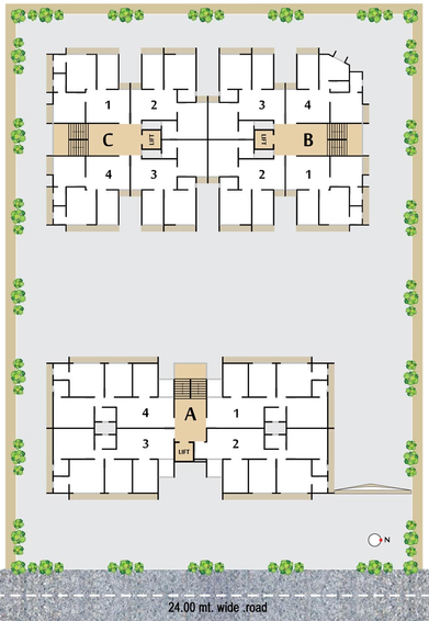 Master Plan of Sundaram Flora in Lambha, Ahmedabad - Image 110938
