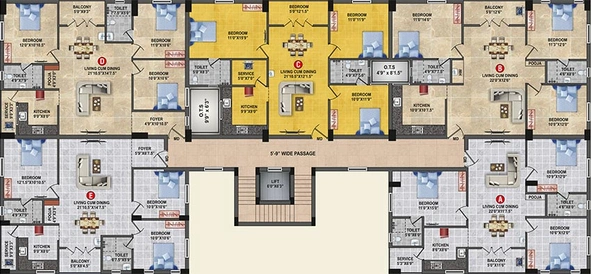 Floor Plan of Sree Guru Pragathi in Ambattur, Chennai - Image 177695