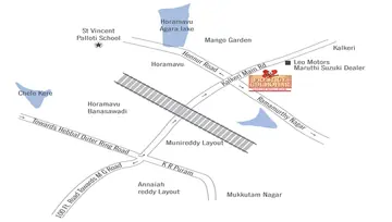 Location of Prestige Gulmohar - Image 111584