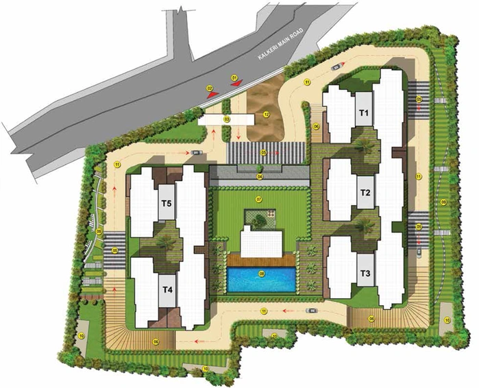 Master Plan of Prestige Gulmohar in Horamavu, Bangalore - Image 111586