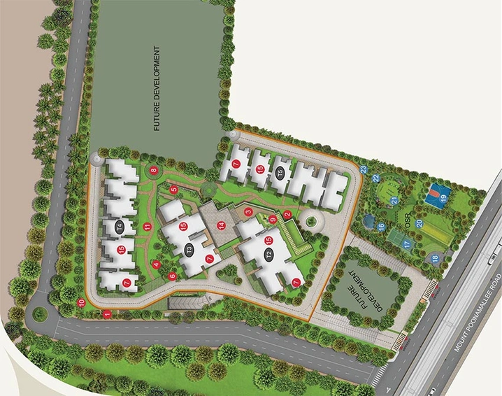 Master Plan of L & T Avinya Enclave in Manapakkam, Chennai - Image 177594