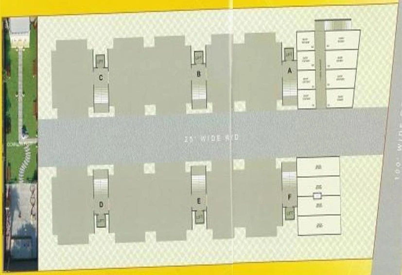 Master Plan of Crystal Sunflower Enclave in Sarkhej, Ahmedabad - Image 112833