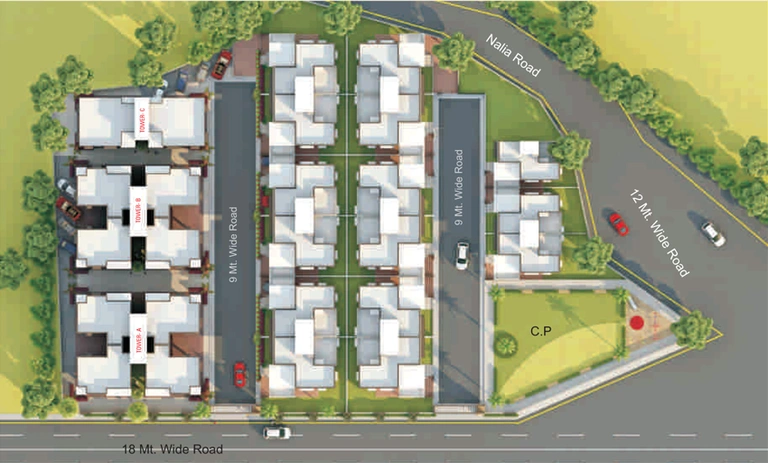 Master Plan of Janki Yogiraj Upvan in Dashrath, Vadodara - Image 117790