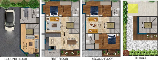 3 BHK House/Villa in Anmol Garden in Ekkatuthangal, Chennai - Image 818420