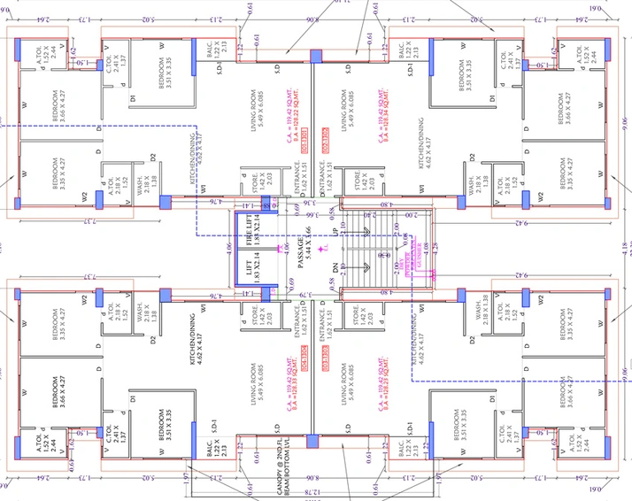 Floor Plan of Martand Shikhar in Pal, Surat - Image 111030