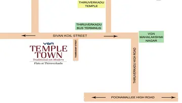 Location of VGN Temple Town - Image 177726