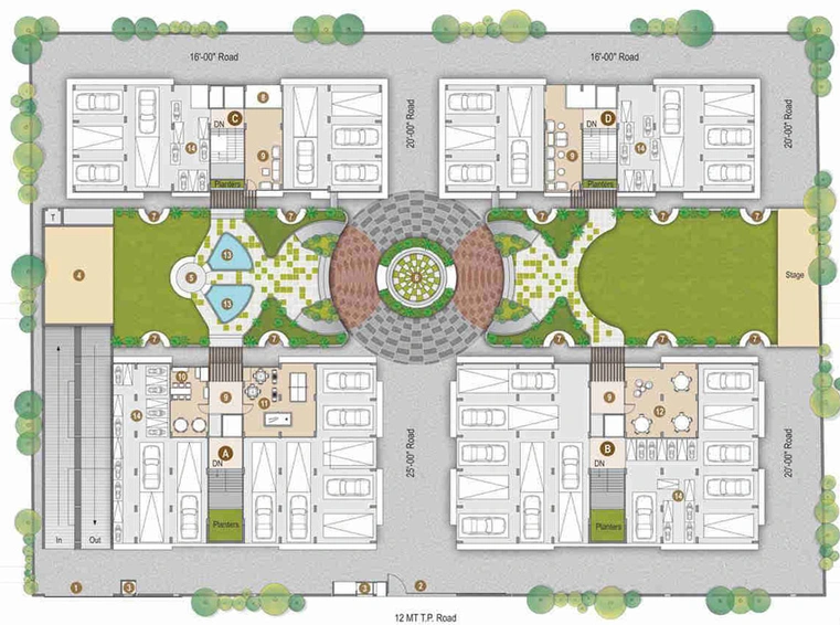 Master Plan of Shree Avadh Dreamland in Sola, Ahmedabad - Image 117283