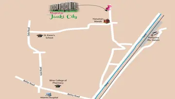Location of Majestic Janki City - Image 203154