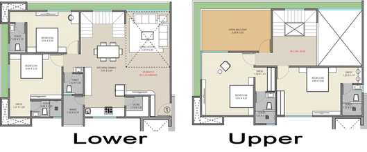 4 BHK Penthouse in Aaranya Sanctum Palacio in Palanpur, Surat - Image 734832