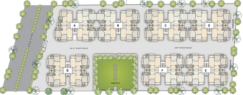 Master Plan of Best Residency in Sarkhej, Ahmedabad - Image 112825