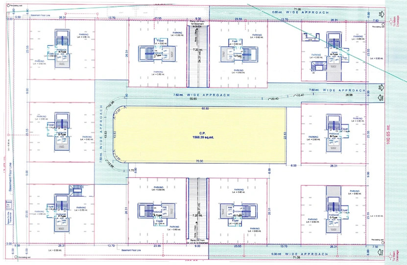 Master Plan of Rajhans Maxton in Vesu, Surat - Image 111188
