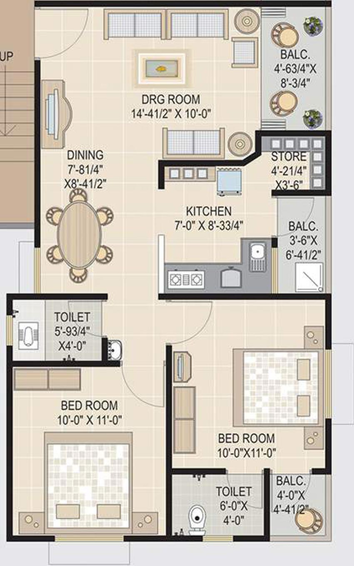 2 BHK Flat in BIPL Sarvopari Flora in Nava Naroda, Ahmedabad - Image 735254