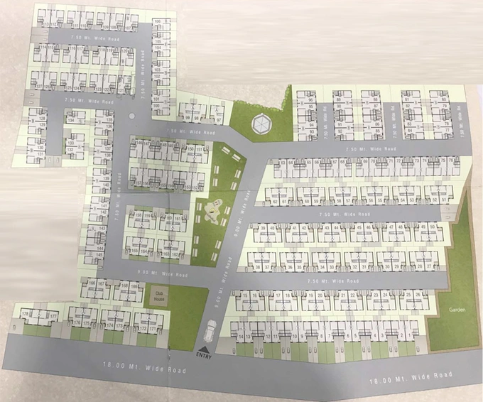 Master Plan of Maruti Dream Heaven in Ajwa Road, Vadodara - Image 118360