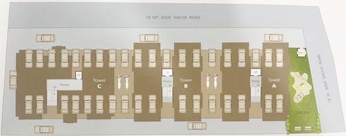 Master Plan of Akruti Diya Style Home in Undera, Vadodara - Image 118445