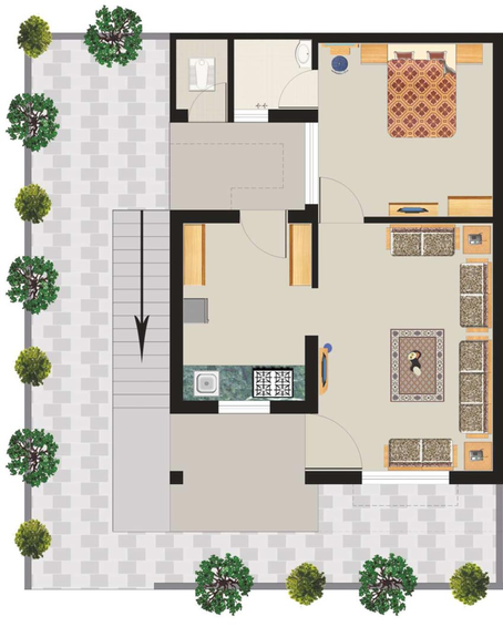 1 BHK House/Villa in Shivam Pushpak City in Hathijan, Ahmedabad - Image 745899