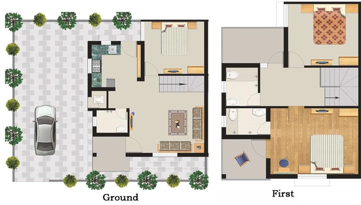 3 BHK House/Villa in Shivam Pushpak City in Hathijan, Ahmedabad - Image 745901