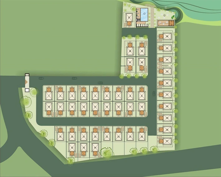 Master Plan of Brookfieldz Surface Back To Heaven in Chansad, Vadodara - Image 118731
