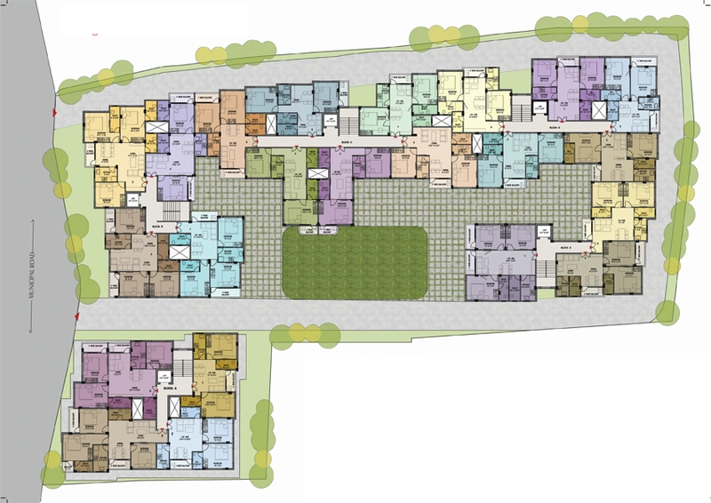 Master Plan of Loharuka Green Island in Rajarhat, Kolkata - Image 154131