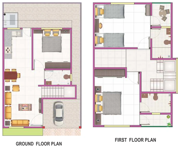 3 BHK House/Villa in Kesar Nisarg Homes in Vemali, Vadodara - Image 765959